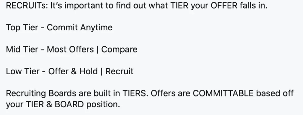 scholarship offers in tiers image